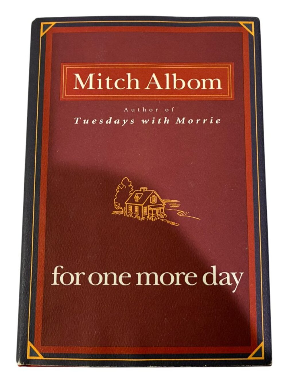 Mitch Albom "For One More Day" Hard Cover - Red Cover